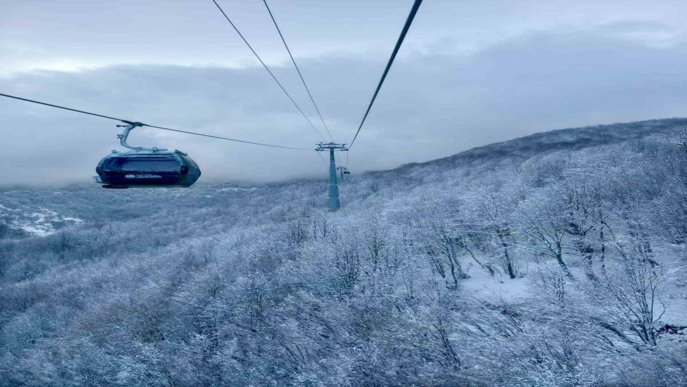 Kartepe Teleferiğinde planlı bakım çalışması